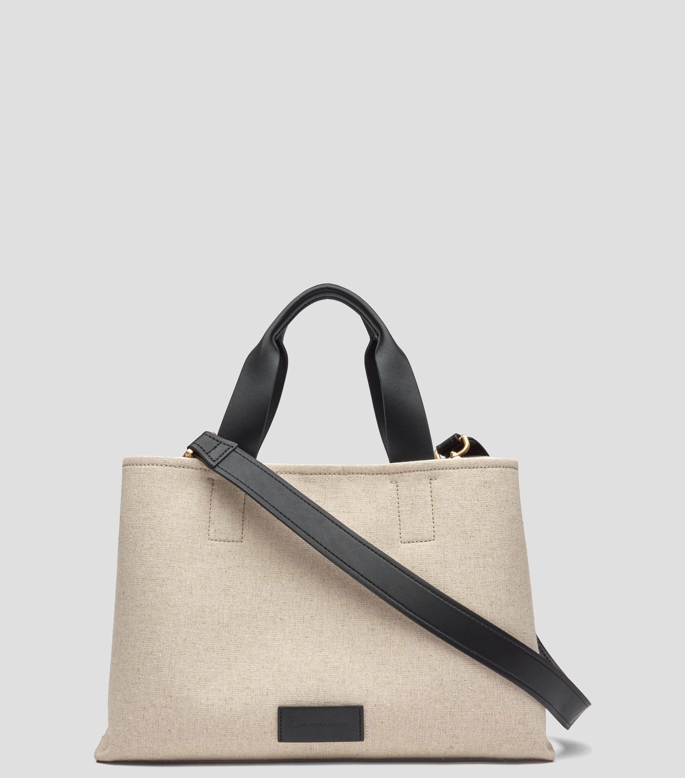 Bolsa shoulder Mica canvas lisa Mujer